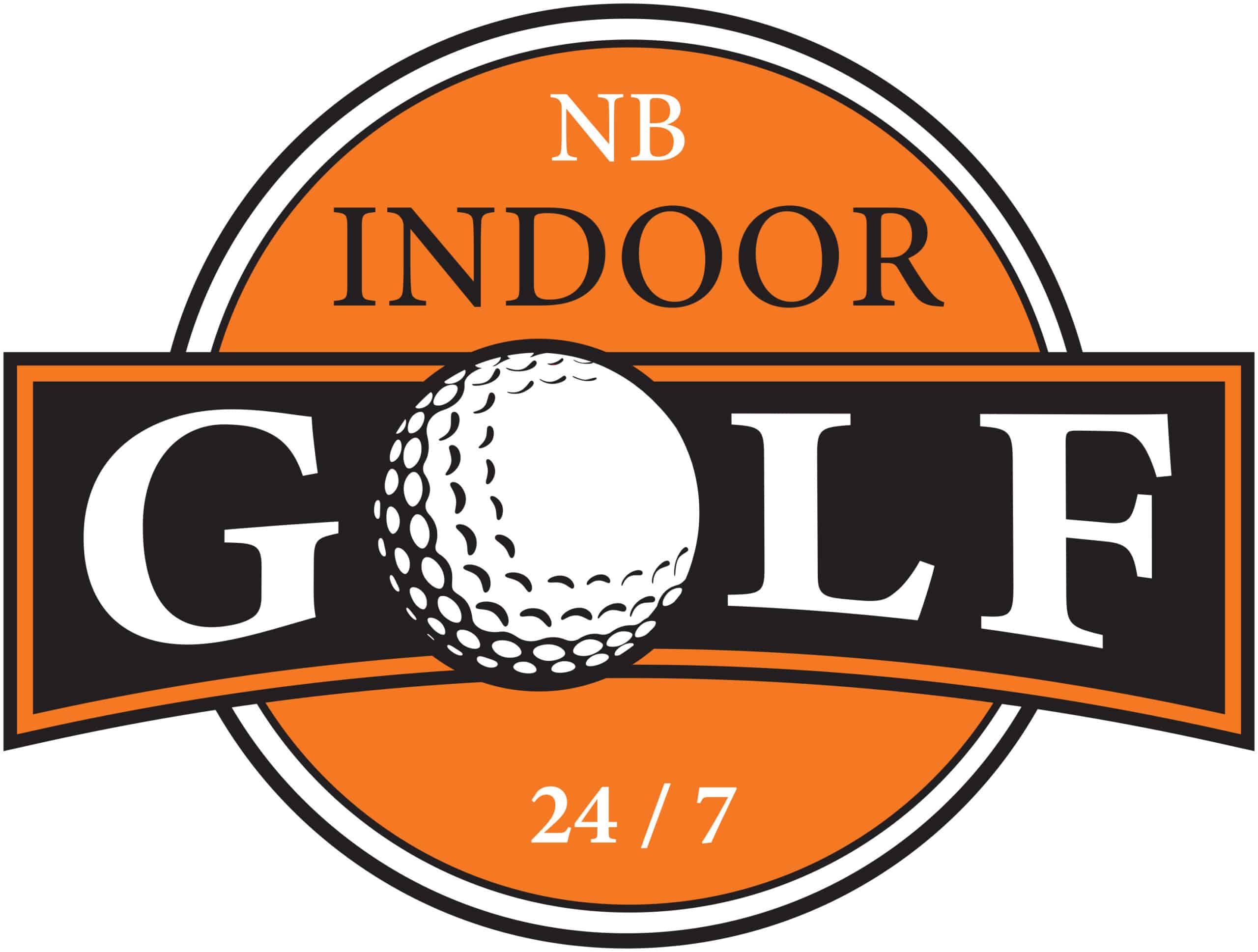 NBIndoorGolf OrangeBlack